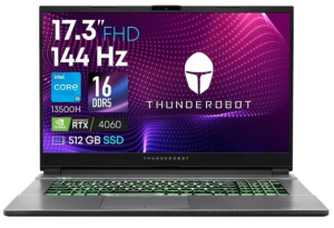Ноутбук игровой Thunderobot 911 Plus G3 Pro/17.3"/Core i5-12450H/16/512/RTX 4060/Win/Grey JT009R00BRU