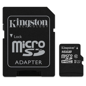 Kingston microSDHC 16 ГБ SDC10G2/16GB