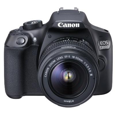 Canon EOS 1300D Kit 18-55mm DC + 50mm STM черный